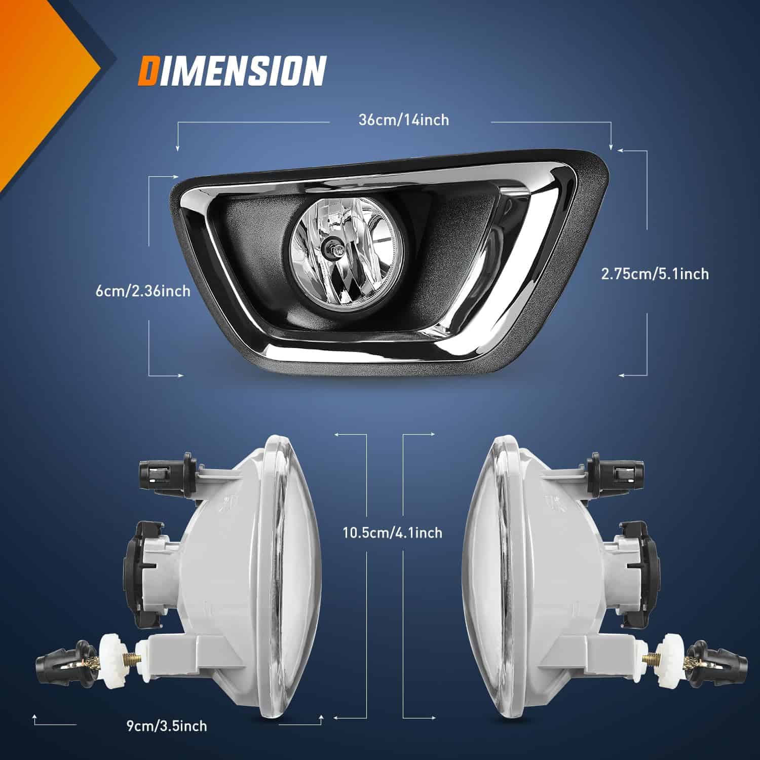 Conjunto de luces antiniebla Nilight compatible con 2015 - Imagen 8