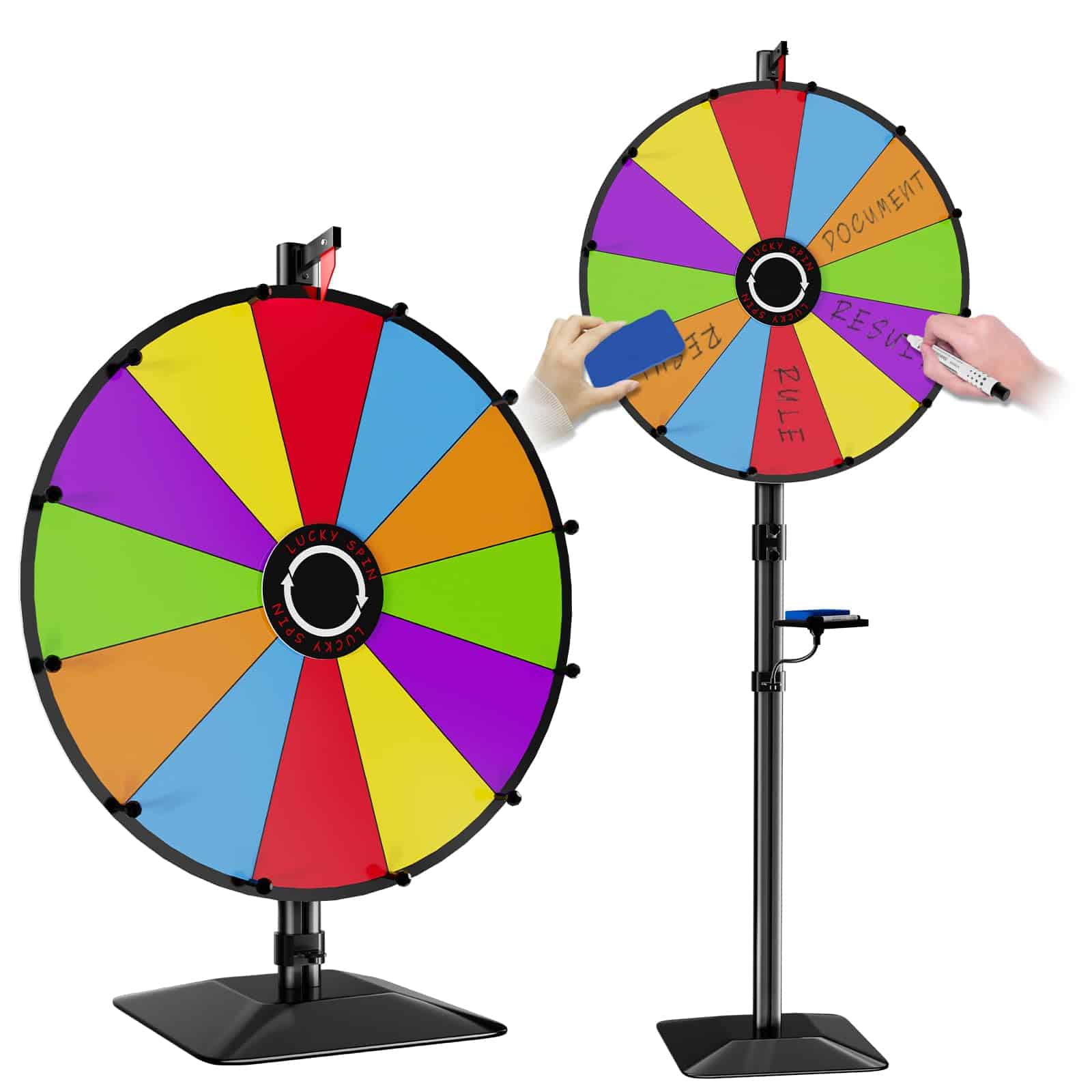 Ruleta de premios resistente WHAUU, ruleta de premios de 24