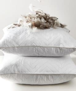 Almohadas de Plumas de Ganso Bafode Set de 2, 18x18 lujosas