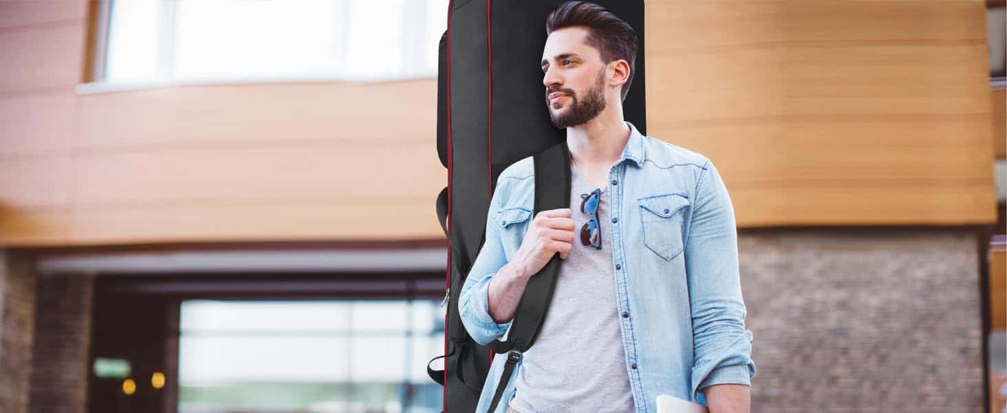 Estuche para Teclado de 88 Teclas SNIGJAT con Ruedas - Imagen 9