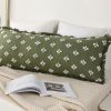 Funda de Almohada Cuerpo Boho DRNOU con Flecos de Borla,