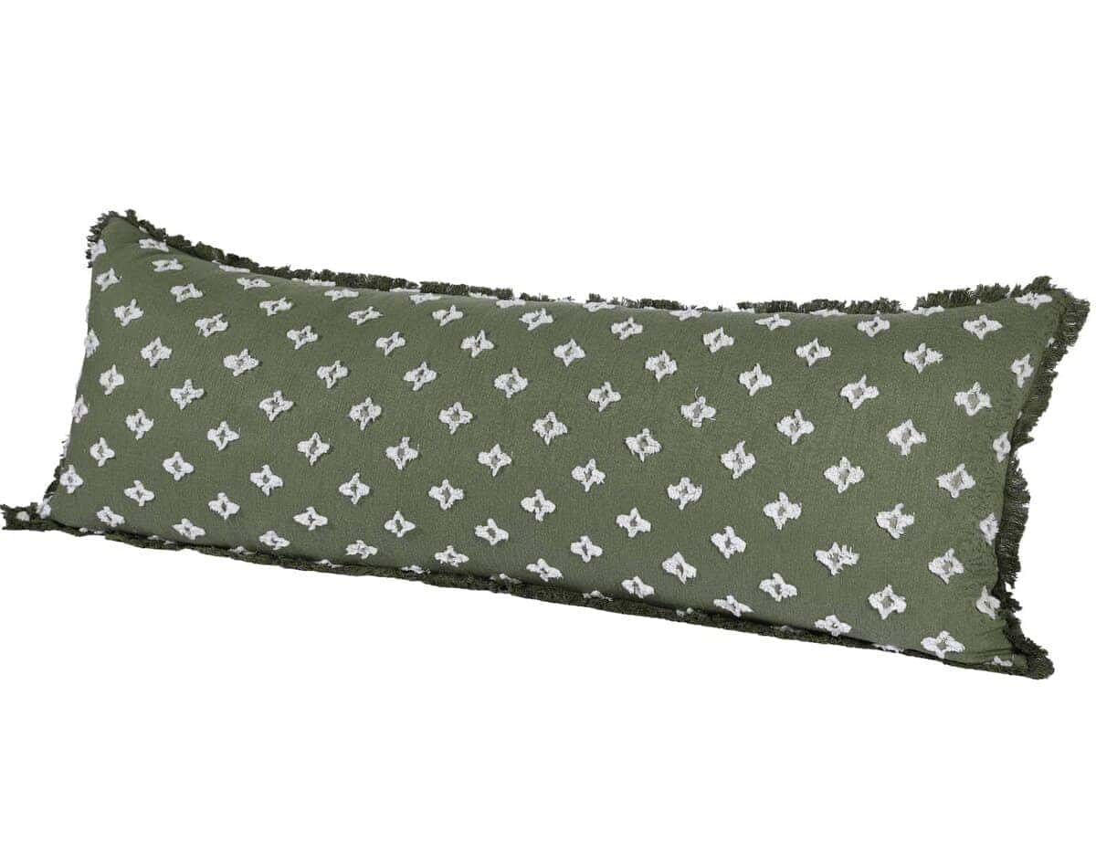 Funda de Almohada Cuerpo Boho DRNOU con Flecos de Borla, - Imagen 3