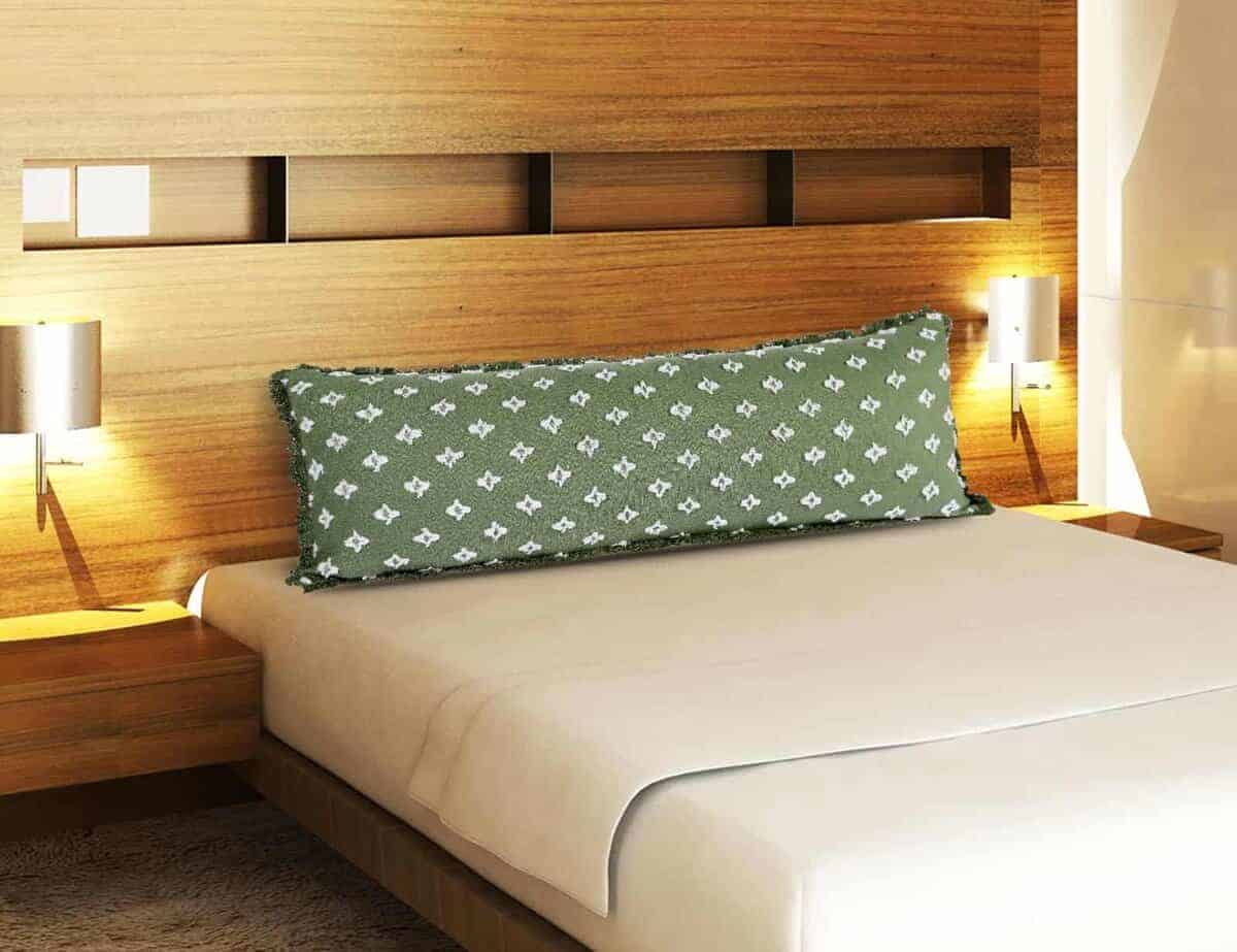 Funda de Almohada Cuerpo Boho DRNOU con Flecos de Borla, - Imagen 4