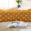 Funda de Almohada Lumbar Larga Boho DRNOU -Amarillo