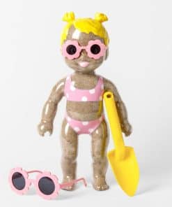 Muñeca Sandy Beach Waterproof Clear, Llena de Arena para