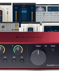 Focusrite Scarlett Solo (4th Gen) Interfaz de Audio USB y