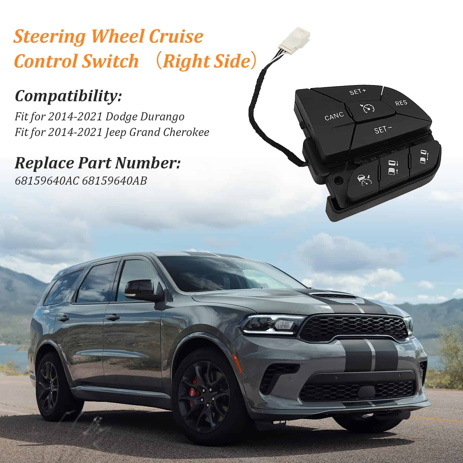 Interruptor de control de crucero del volante compatible - Imagen 3