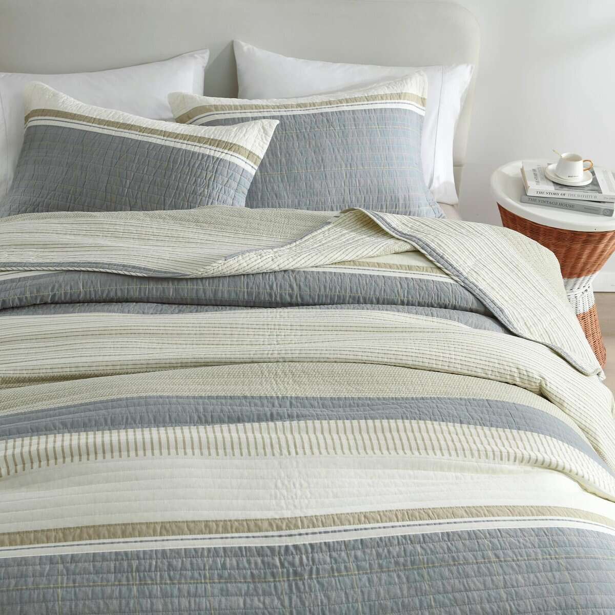 Juego de Edredón King Size QuiltEase, Edredón de Algodón - Imagen 4