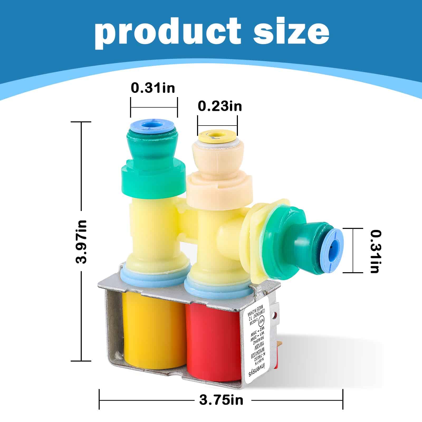 Combinación de Válvula de Ingreso de Agua del Refrigerador - Imagen 6