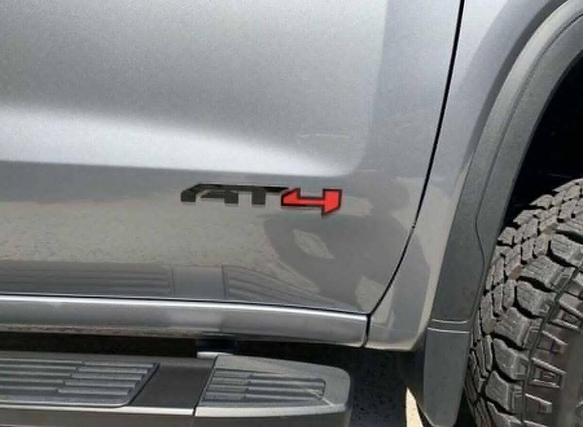3Pcs Emblemas AT4 Sierra 3D Placa de Nombre Adhesiva Fuerte - Imagen 8