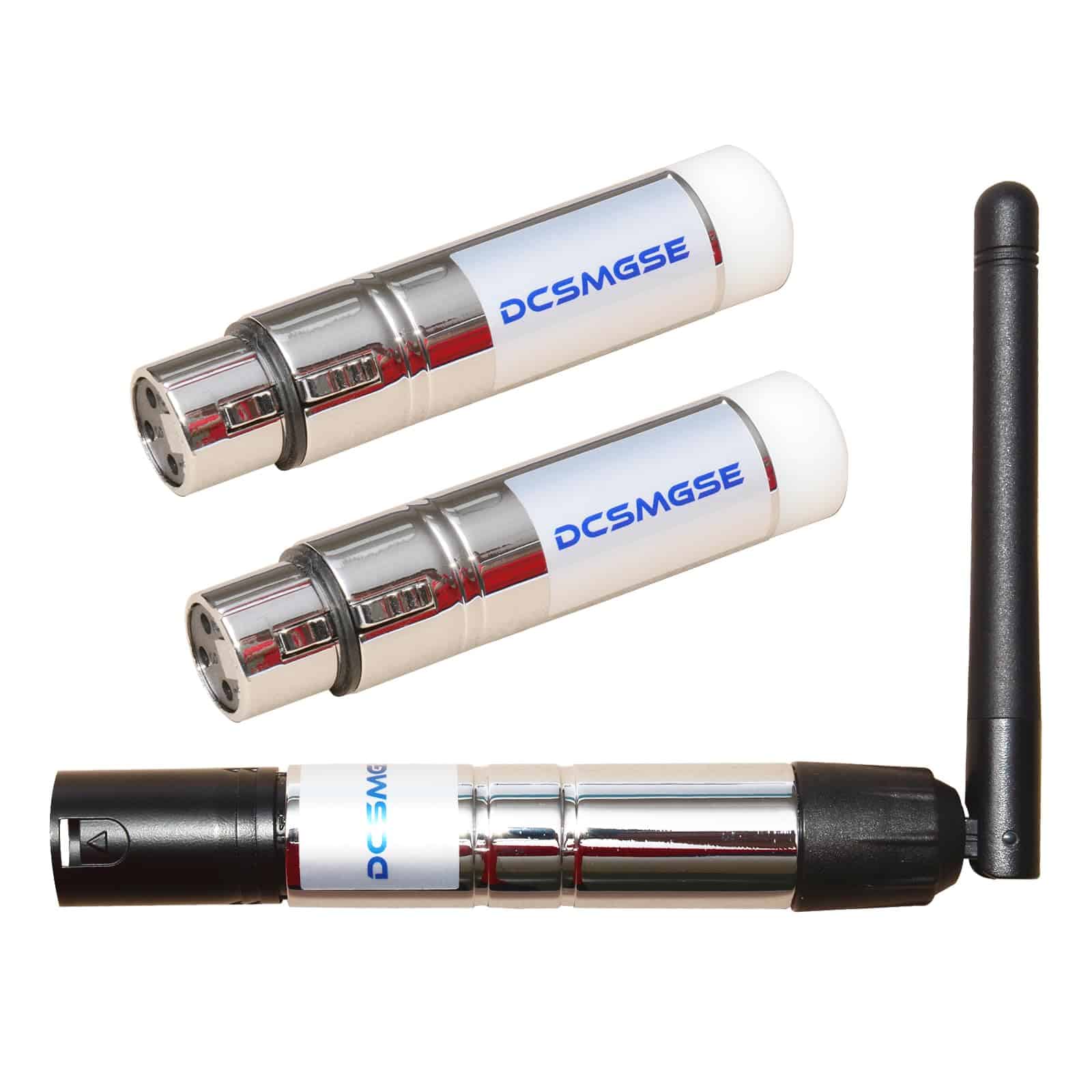 Dcsmgse DMX Inalámbrico, 3 Piezas de DMX512 DMX Dfi DJ 2.4G