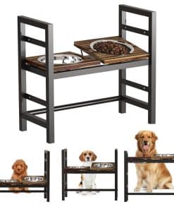 SOWONE Comedero Elevado para Perros Pequeños y Medianos y