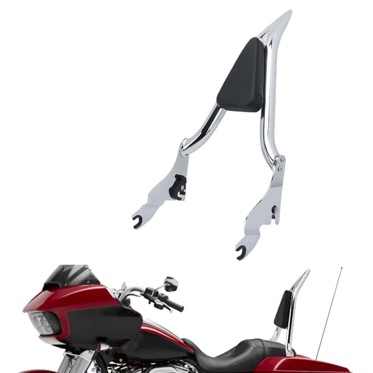 M Maintenanse 22" Sissy Bar para Harley Davidson Touring - Imagen 3