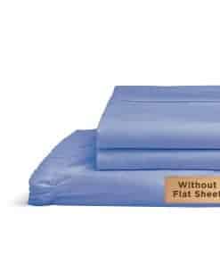 Juego de Sábana Ajustable de Lino Home 100% Algodón Percale