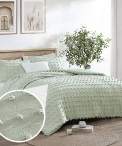 Juego de Comforter Swift Home Twin/Twin XL en Color Verde