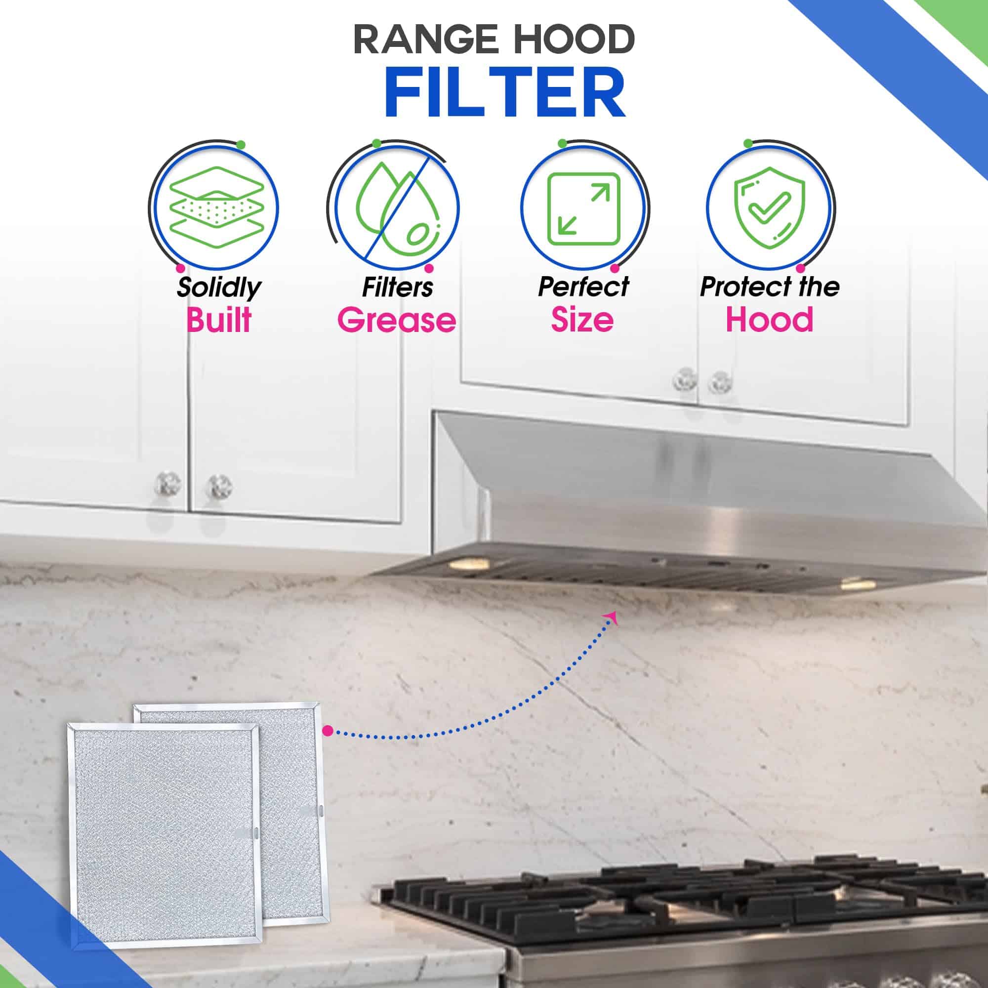 Filtro de Campana de Cocina de Reemplazo para Filtro de - Imagen 3