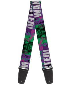 Correa para guitarra Buckle-Down de DC Comics, El Joker en