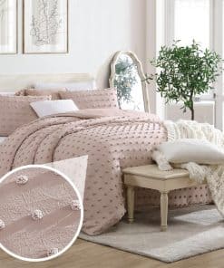 Juego de edredón Swift Home Twin/Twin XL Blush - Juego de