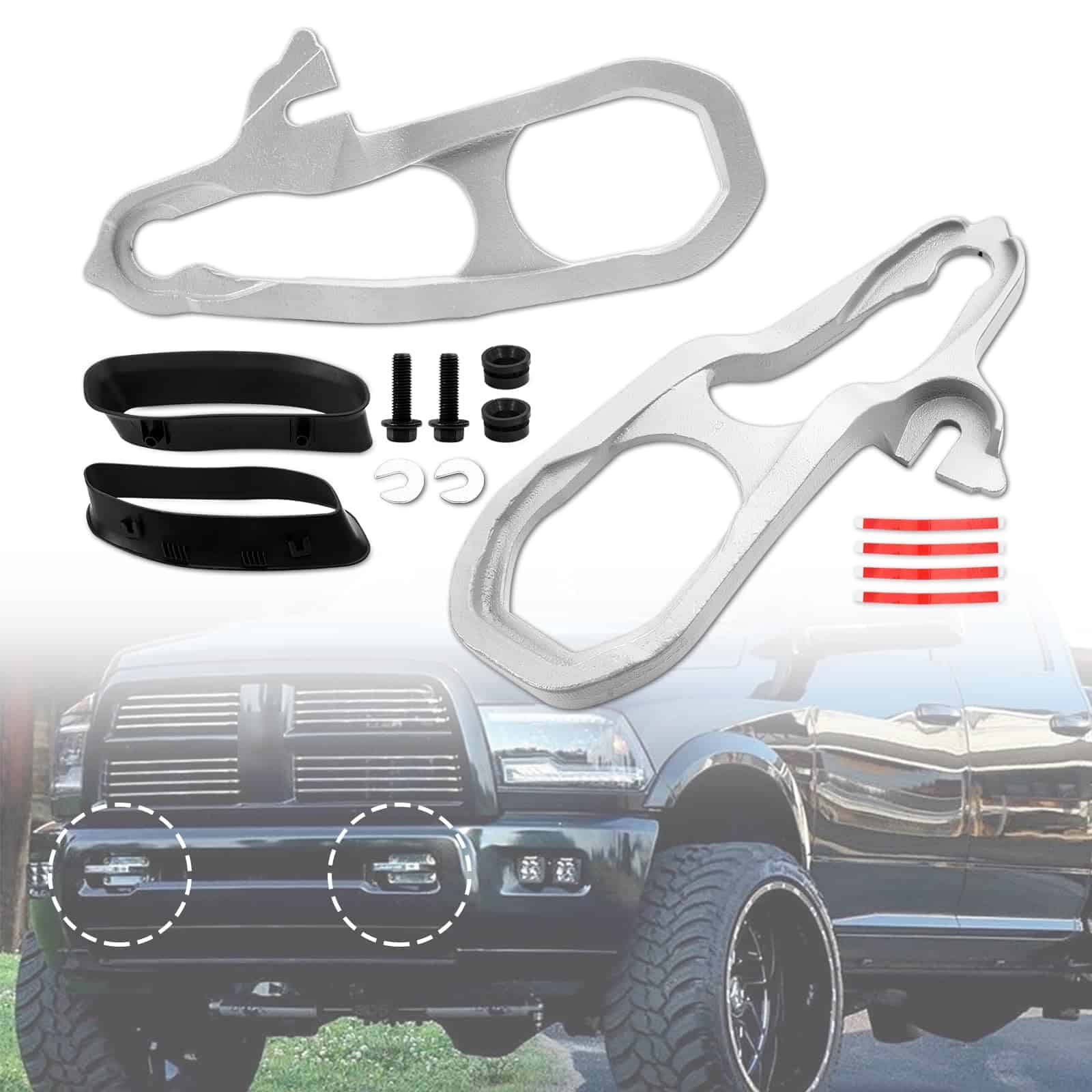 Nuevo Gancho de Remolque Delantero Resistente para Coche