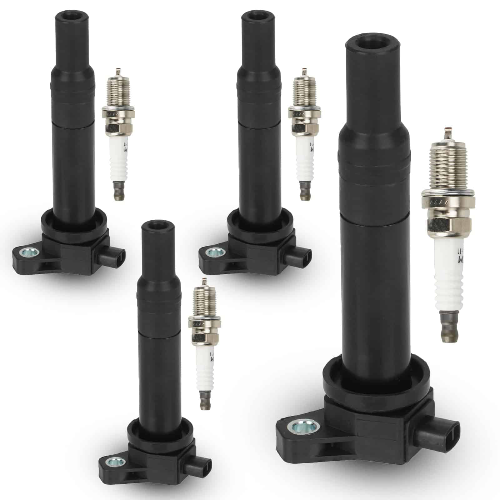 Conjunto de 4 Bobinas de Encendido y 4 Bujías de Iridium