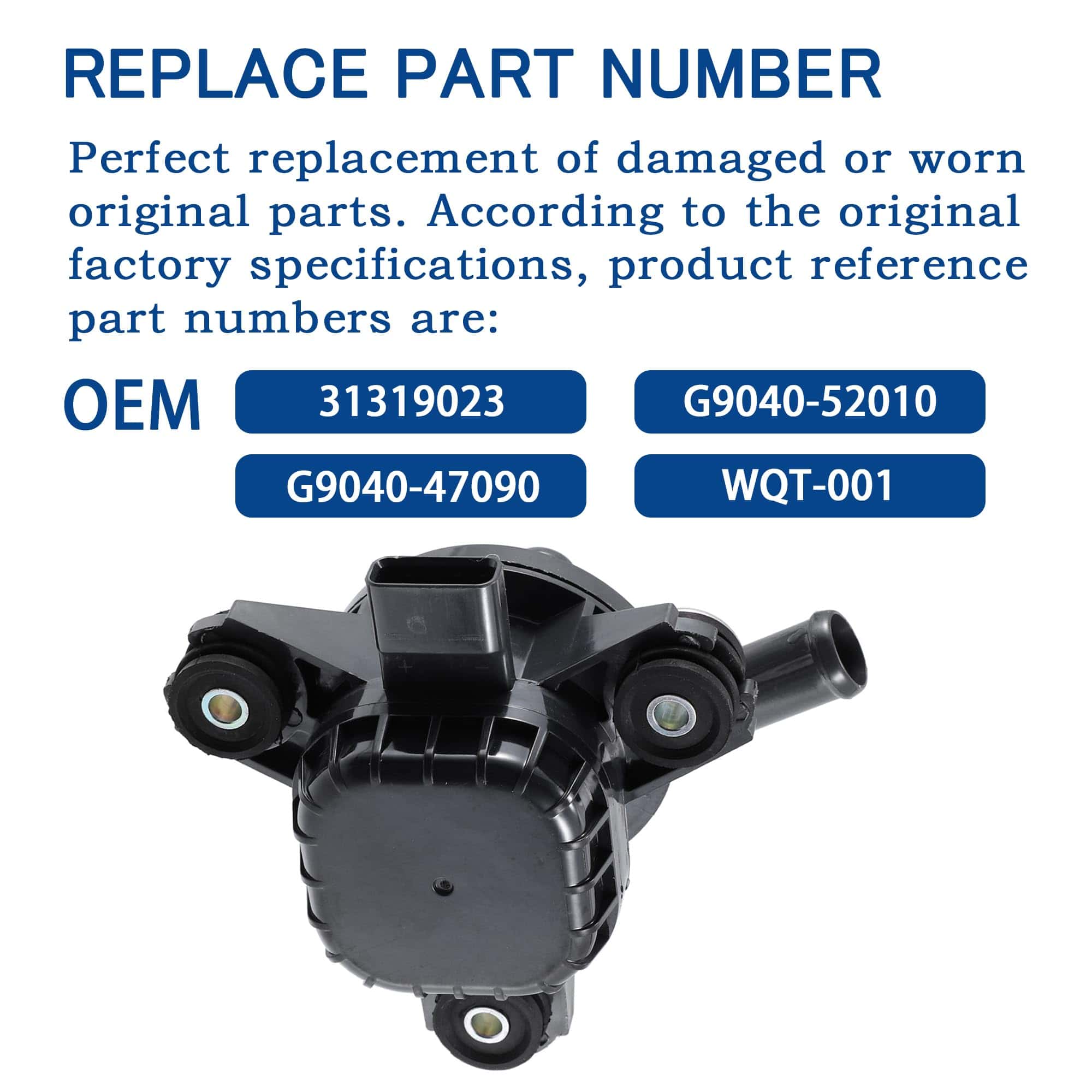 Enfriador de bomba de agua del motor de accionamiento - Imagen 4