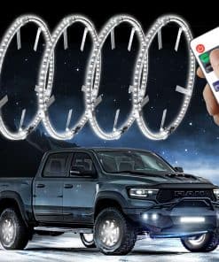 Luces de Rueda Blancas Brillantes de Doble Fila de 15.5