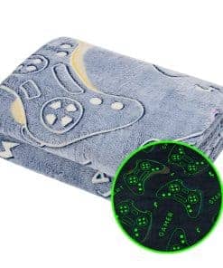 Manta que Brilla en la Oscuridad con Controlador de Juegos,