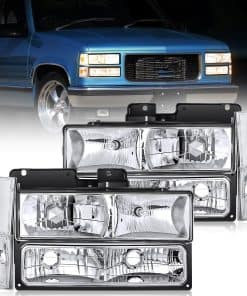 Conjunto de Faros Nilight Compatible con -Carcasa Cromada+ R