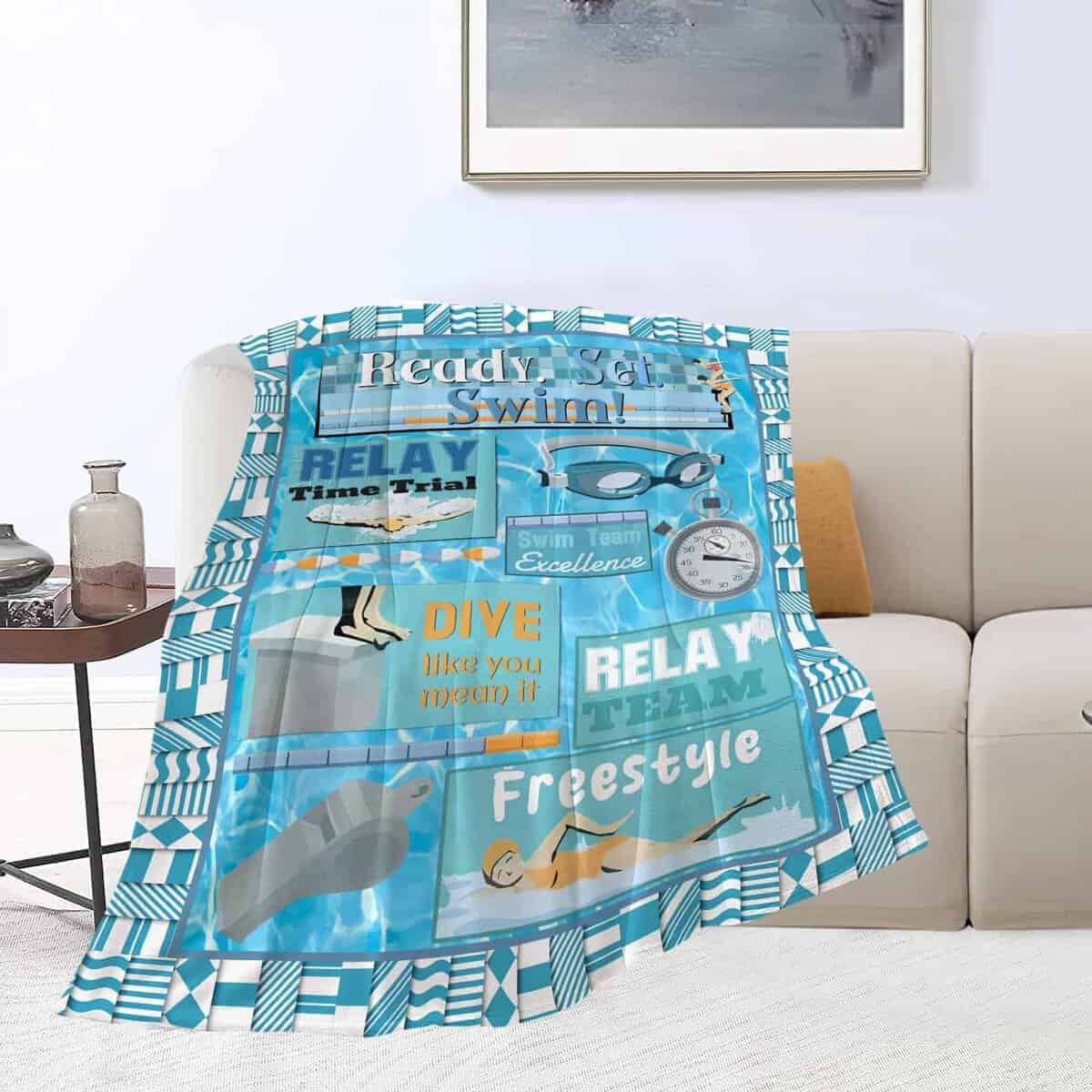 Manta de natación regalo para niñas mujeres Ultra Suave - Imagen 4