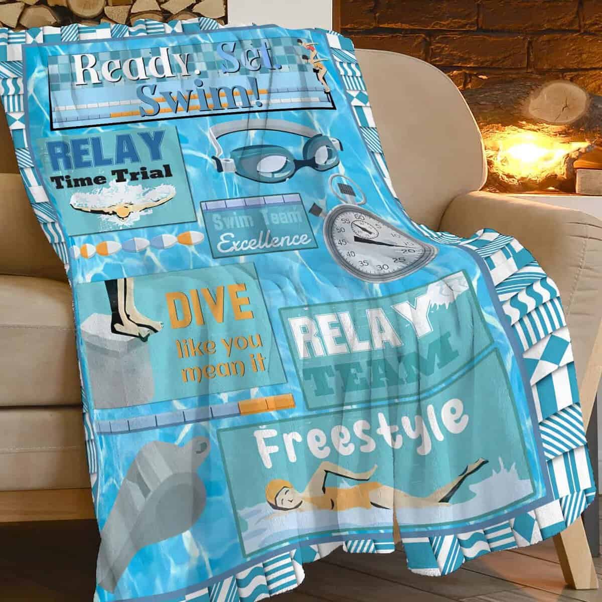 Manta de natación regalo para niñas mujeres Ultra Suave - Imagen 3