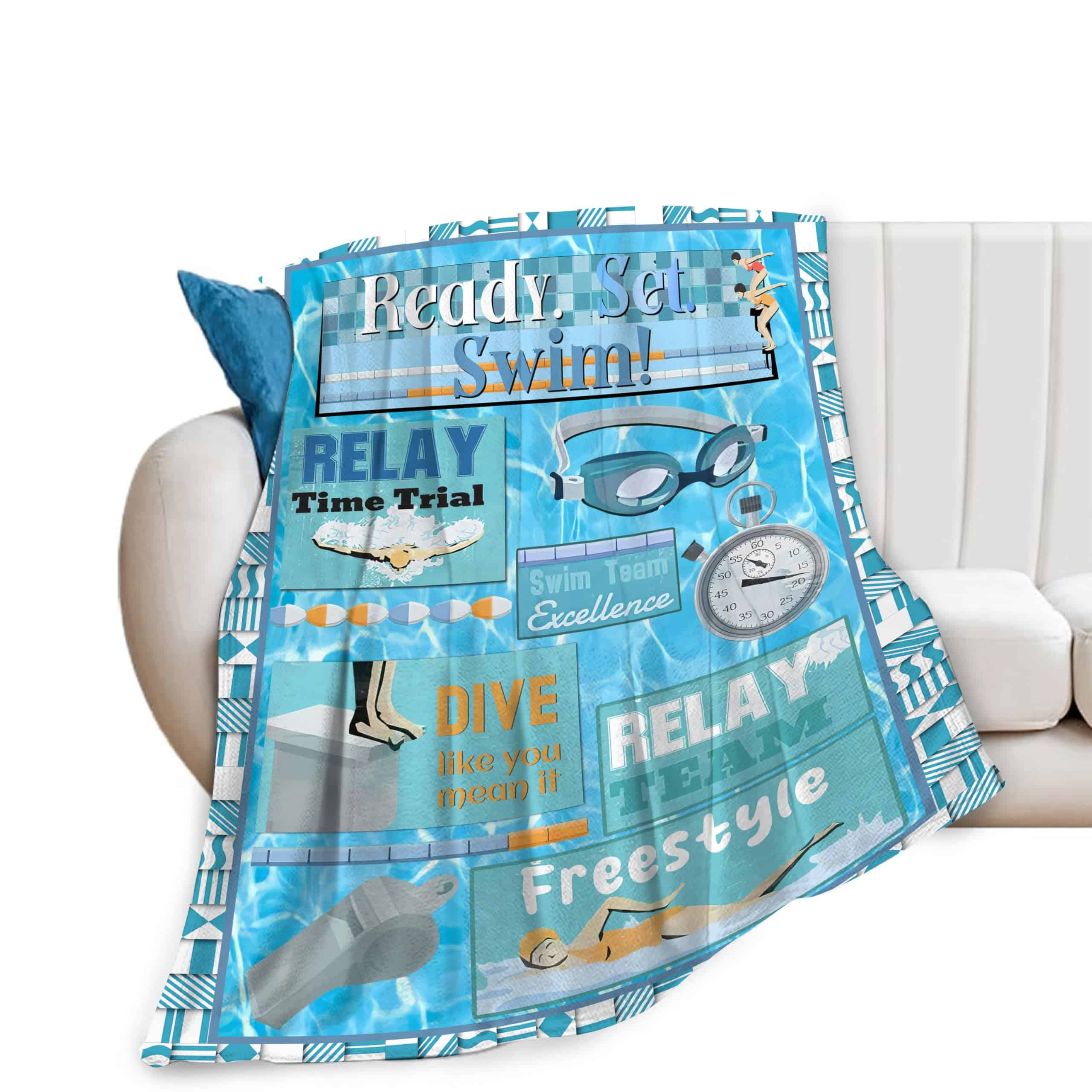 Manta de natación regalo para niñas mujeres Ultra Suave