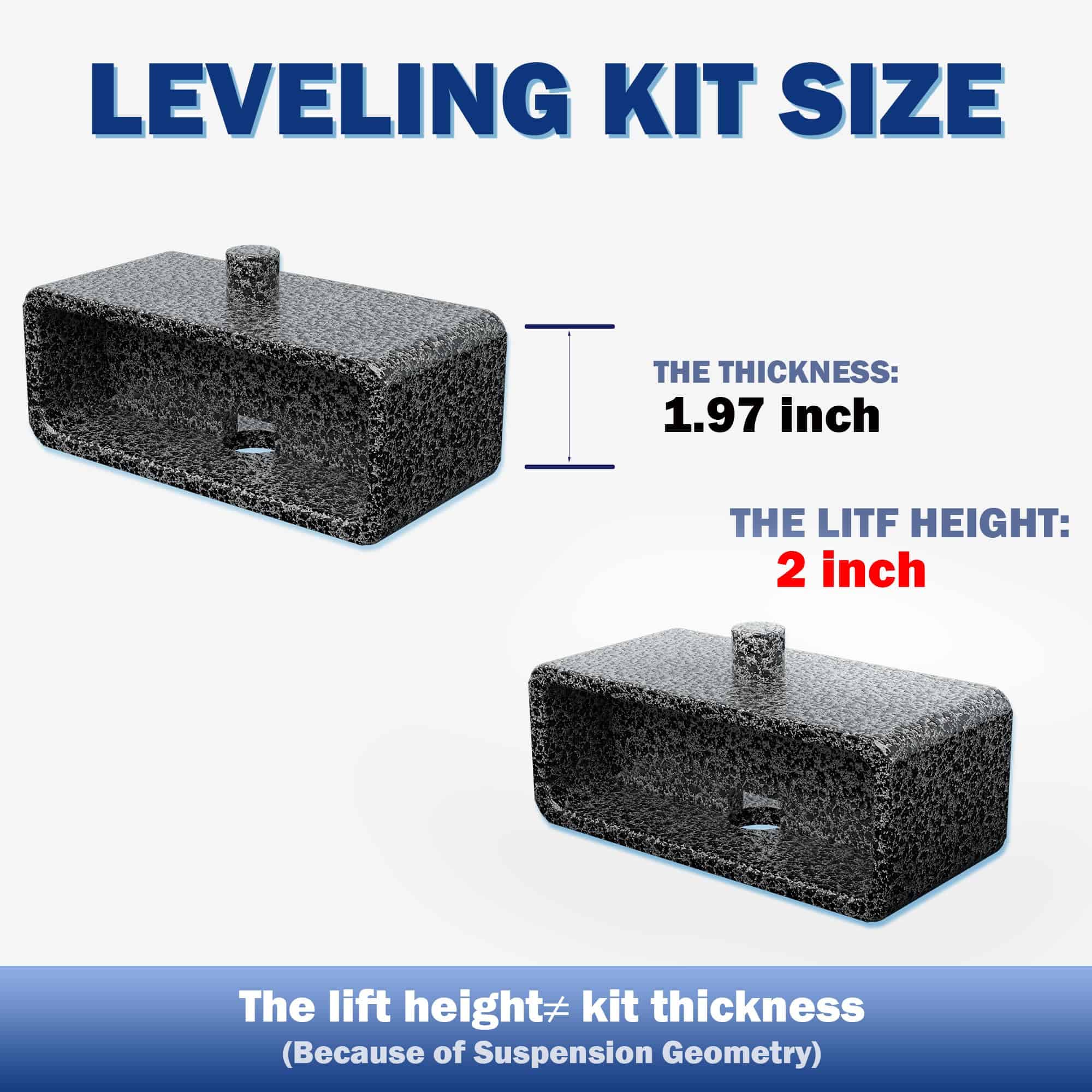 Kits de Elevación Trasera THOCAC de 2" para F150 2WD 4WD - Imagen 3