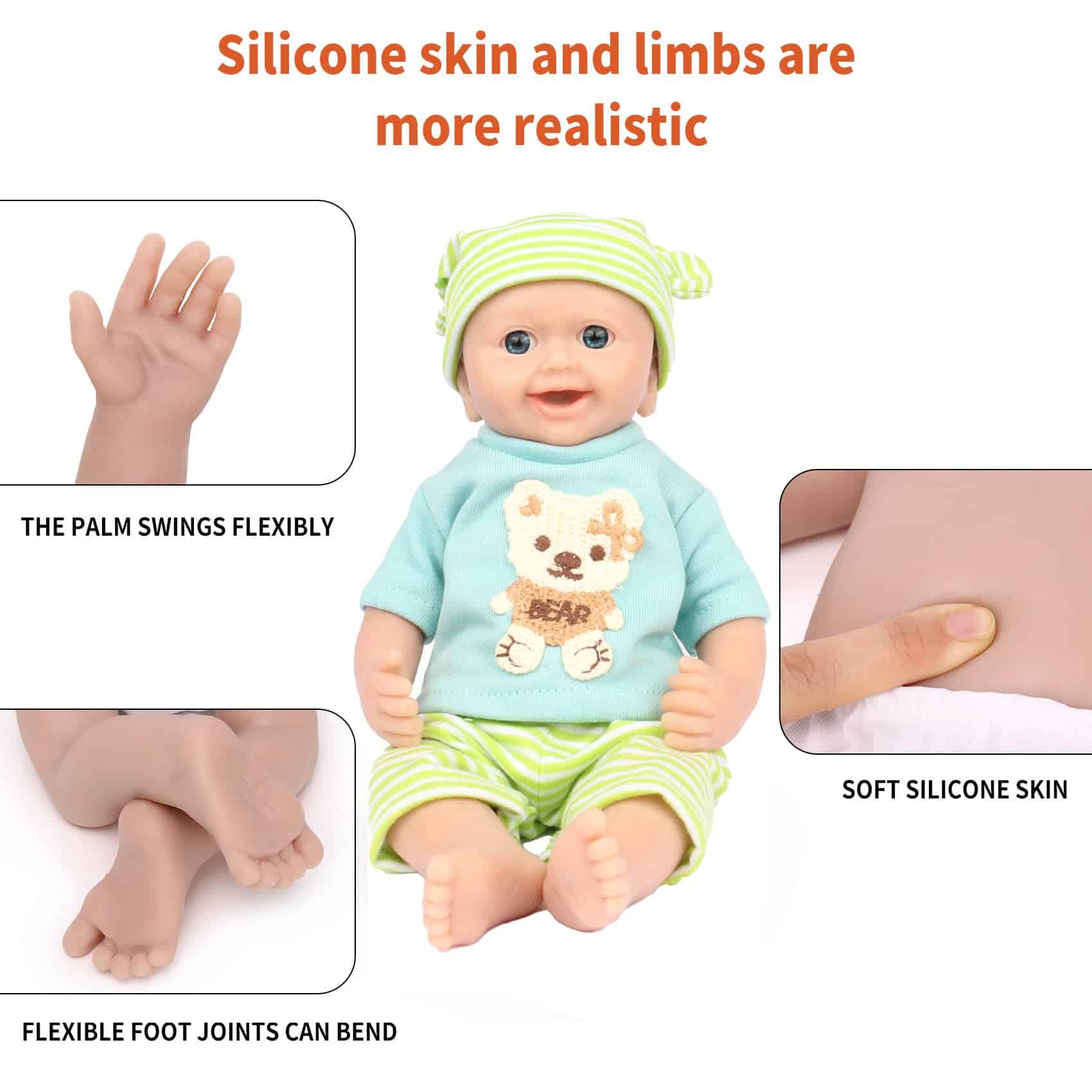 Muñeco Renacido Recién Nacido de 11 pulgadas de Cuerpo - Imagen 6