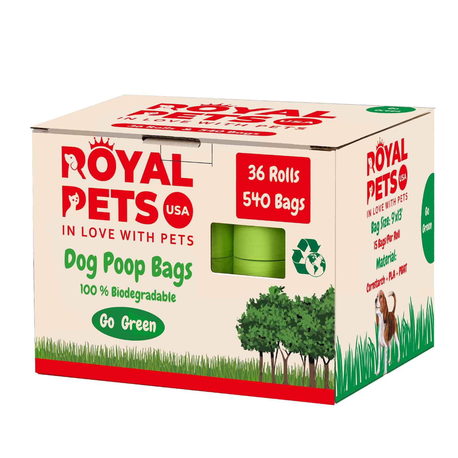 Bolsas de Desechos para Perros Earth Safe hechas de