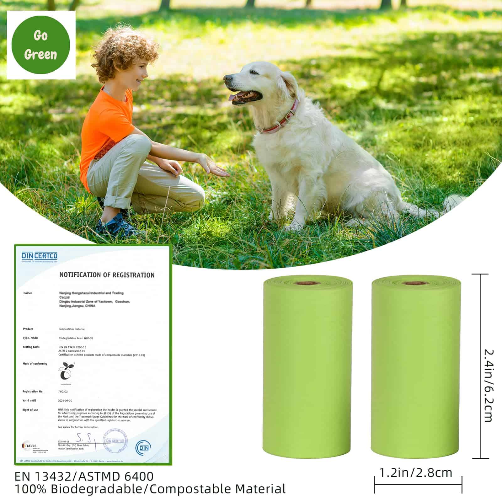 Bolsas de Desechos para Perros Earth Safe hechas de - Imagen 8