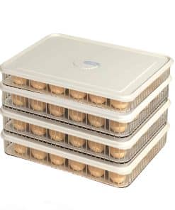 Porta huevos para refrigerador, bandejas de huevo