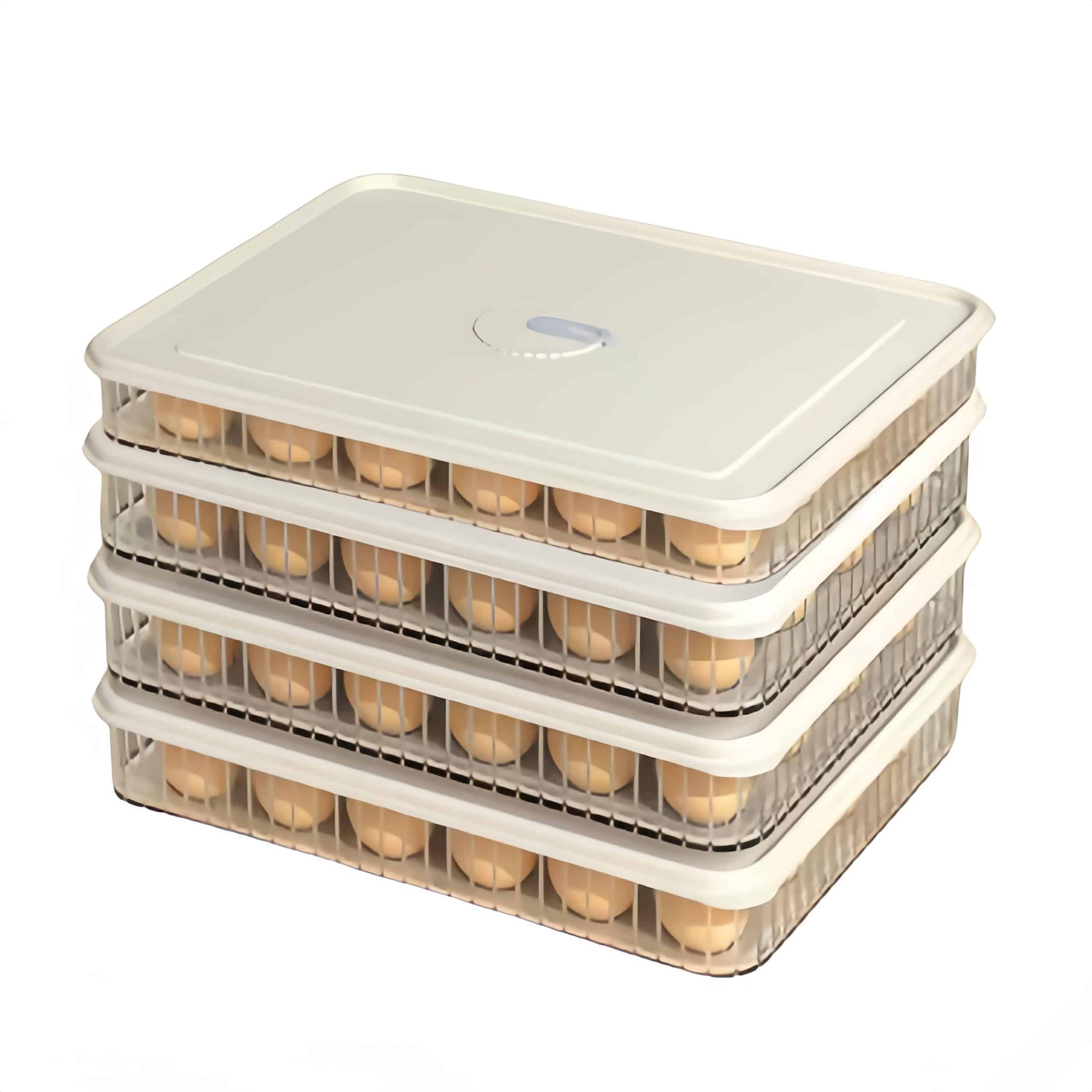 Porta huevos para refrigerador, bandejas de huevo