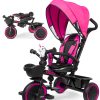 Triciclo Coche Cuna KRIDDO 7 en 1 para Niños de 18 Meses a