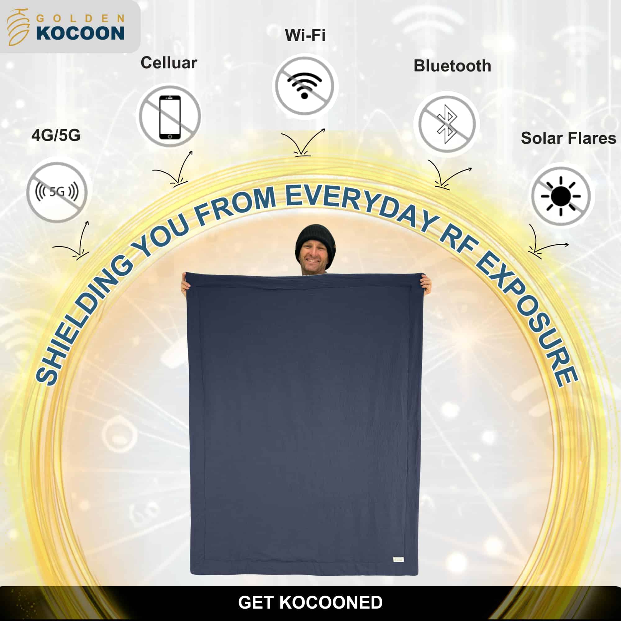 Manta Golden Kocoon� - E.M.F - Manta de algodón orgánico - Imagen 5