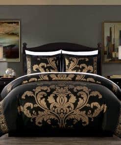 Chezmoi Collection Valor 7-Piece Bed in a Bag King,