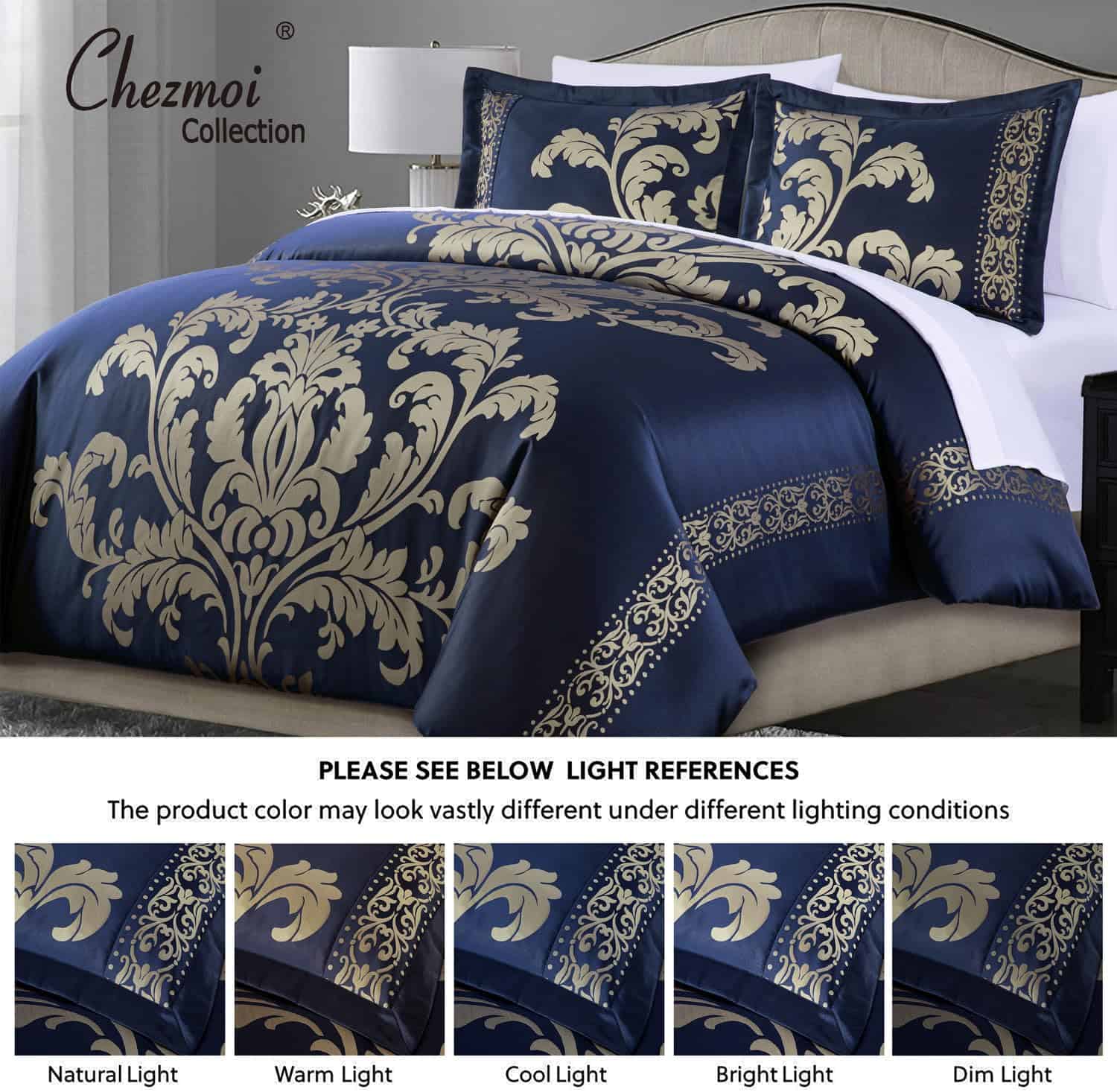Chezmoi Collection Valor 7-Pieza Cama en una Bolsa King, - Imagen 6