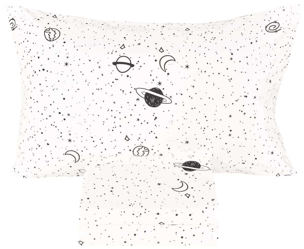 Juego de sábanas para cama individual de 3 piezas 100%