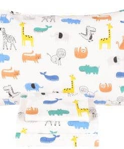Juego de sábanas para cama de niños y niñas 100% algodón