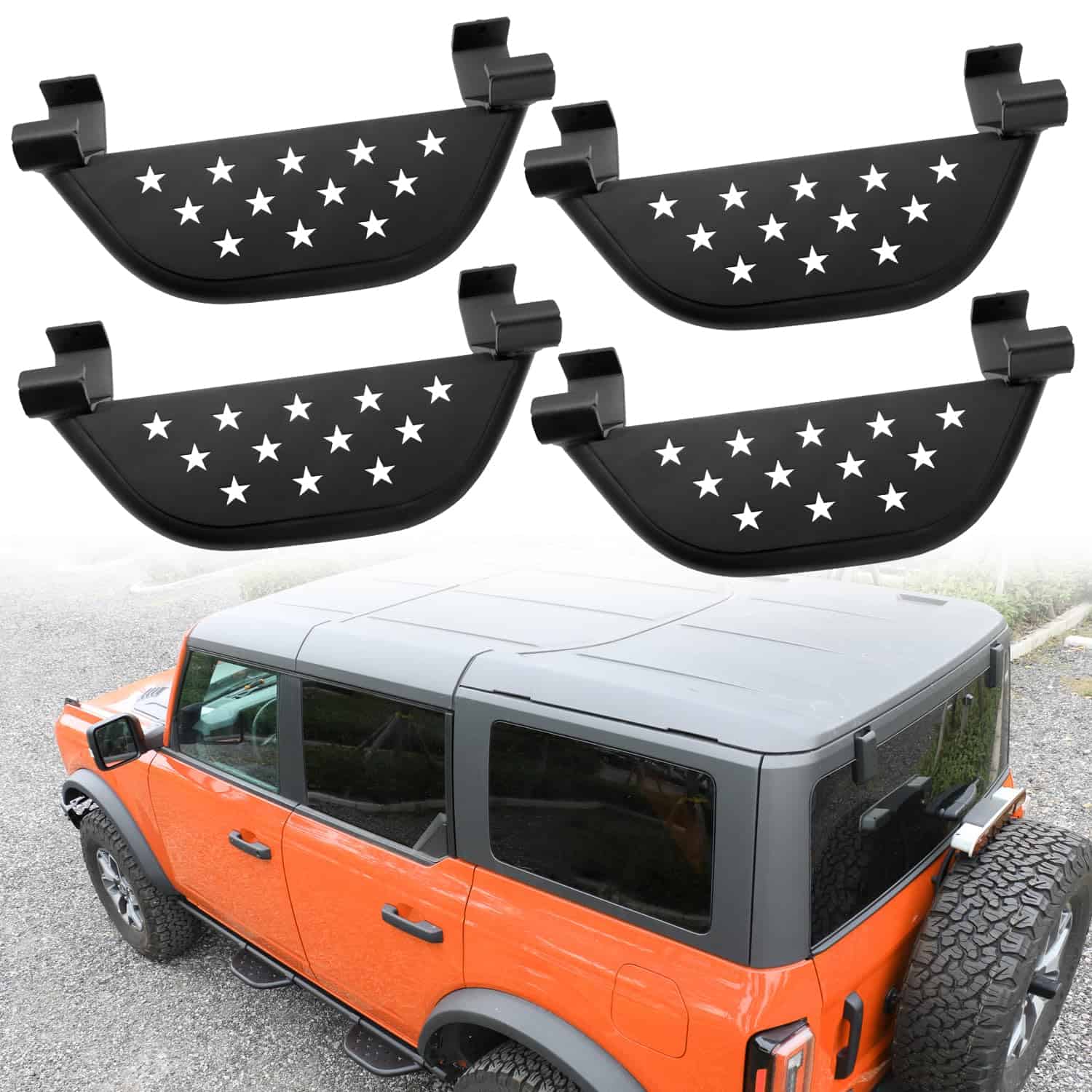 Estribos para Ford Bronco 2021-2023, Accesorio OEM de Roca