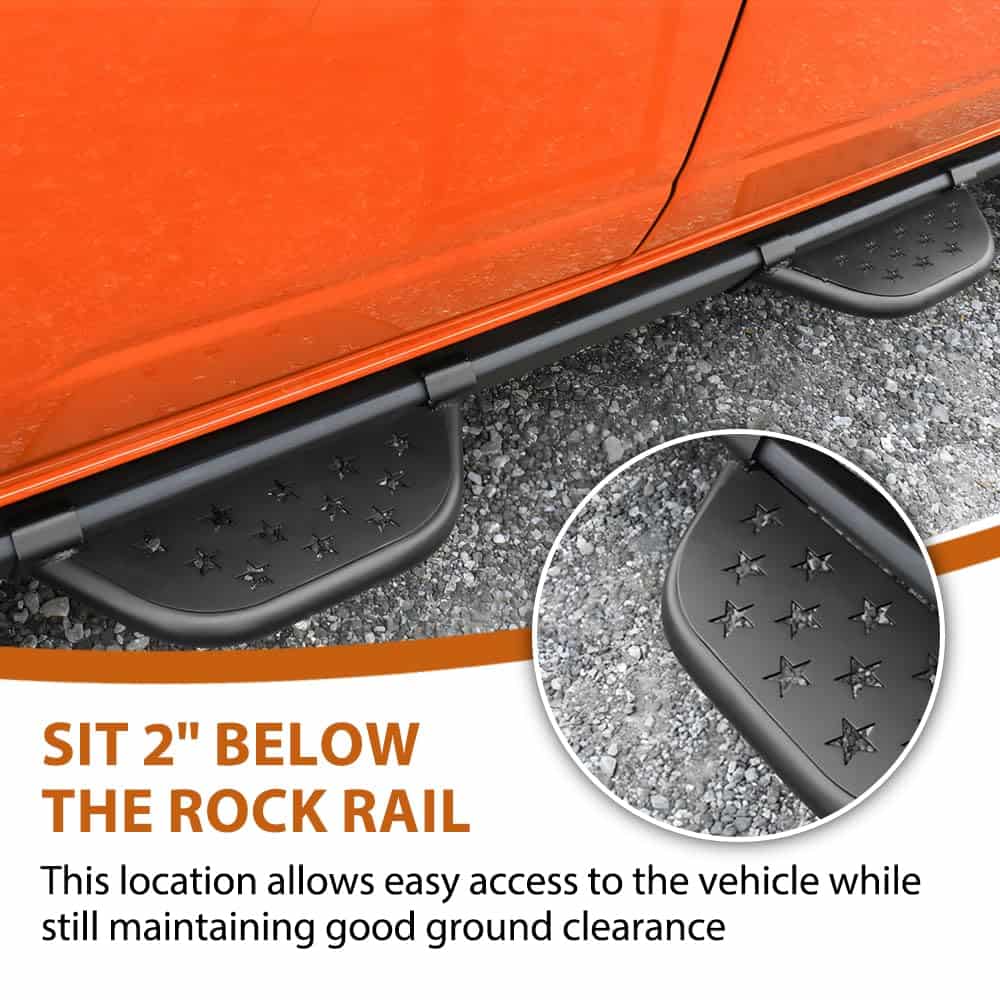 Estribos para Ford Bronco 2021-2023, Accesorio OEM de Roca - Imagen 4