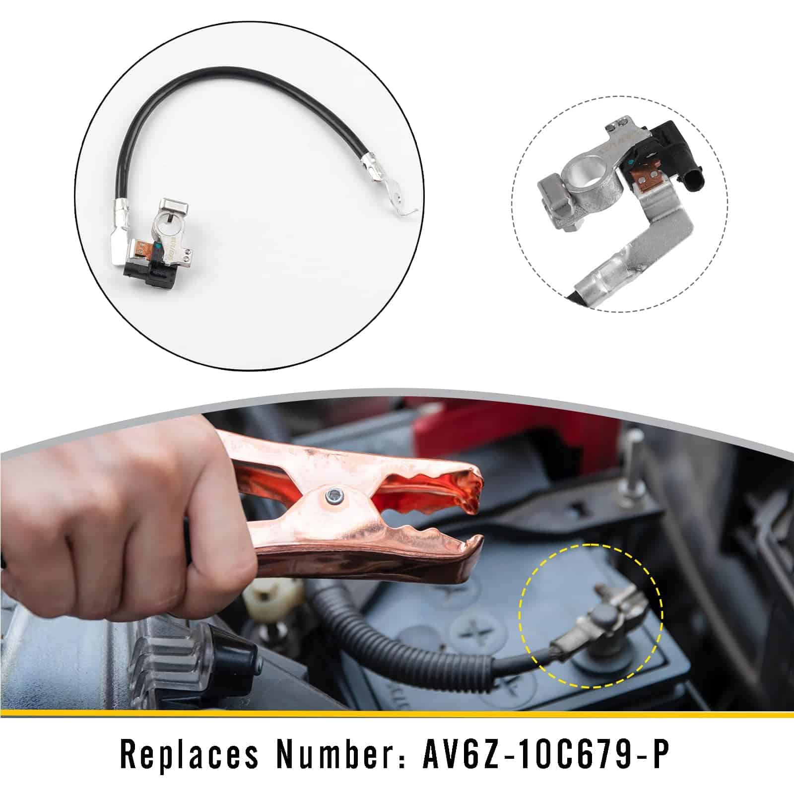 Cable de batería negativo ANP PUAUTO para Ford Focus Escape - Imagen 8