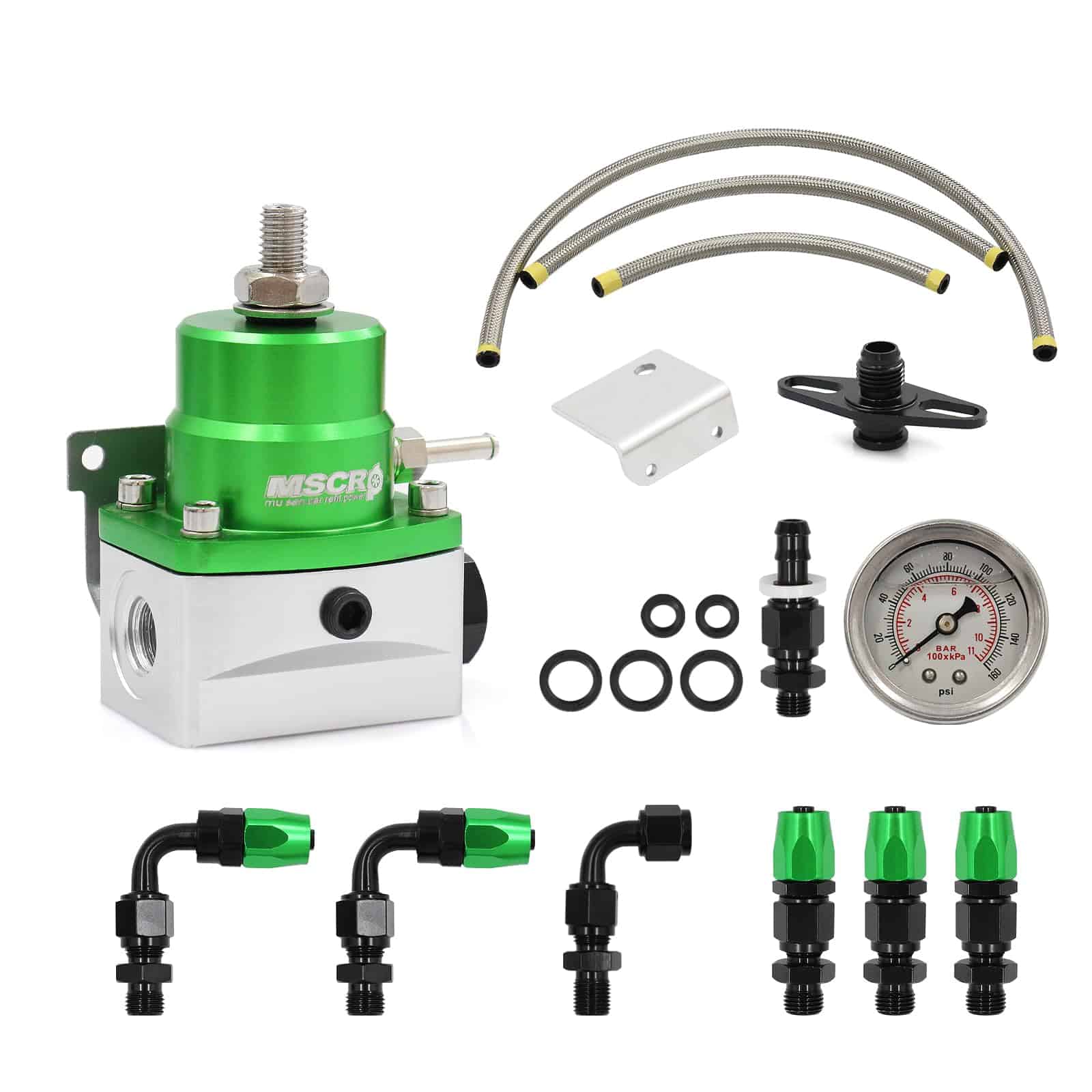 Kit Regulador de Presión de Combustible EFI Ajustable - Imagen 3