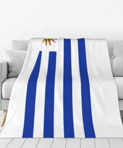 Manta con la Bandera de Uruguay Súper Suave 60"x 50" para