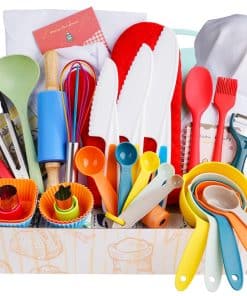 Set de Cocina para Niños con Utensilios de Cocina Reales y