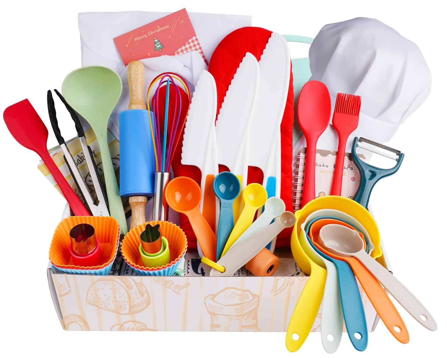 Set de Cocina para Niños con Utensilios de Cocina Reales y